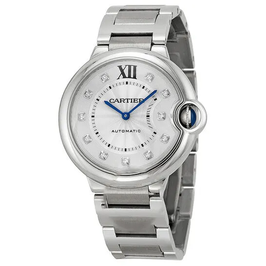 Watches JMS always Original Cartier Ballon Bleu Silver Diamond Dial Unisex Watch WE902075 Watches JMS always Original Cartier Ballon Bleu Silver Diamond Dial Unisex Watch WE902075