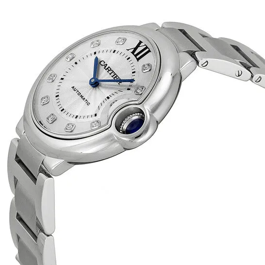 Watches JMS always Original Cartier Ballon Bleu Silver Diamond Dial Unisex Watch WE902075 Watches JMS always Original Cartier Ballon Bleu Silver Diamond Dial Unisex Watch WE902075