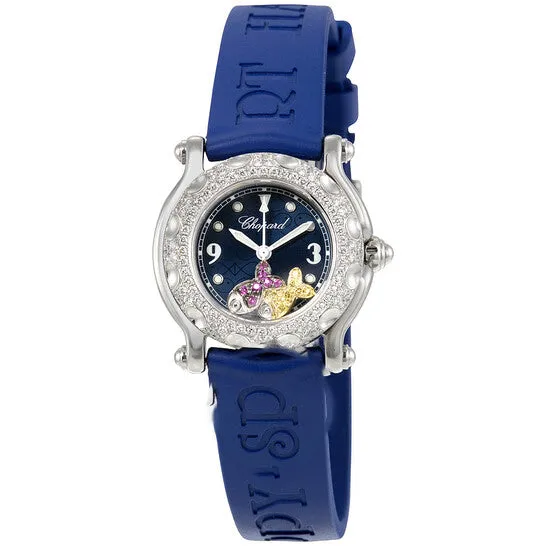 Watches JMS always Original Chopard Happy Fish Blue Dial Blue Leather Ladies Watch 2789242001 Watches JMS always Original Chopard Happy Fish Blue Dial Blue Leather Ladies Watch 2789242001