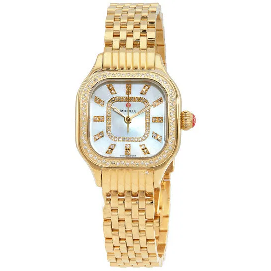 Watches JMS always Original Michele Meggie Quartz Diamond Mother of Pearl Dial Ladies Watch MWW33B000003 Watches JMS always Original Michele Meggie Quartz Diamond Mother of Pearl Dial Ladies Watch MWW33B000003