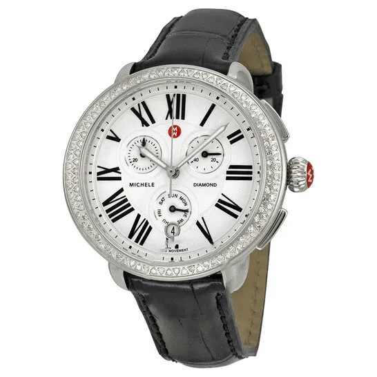 Watches JMS always Original Michele Serein Chronograph Silver Dial Brown Leather Ladies Watch MWW21A000003 Watches JMS always Original Michele Serein Chronograph Silver Dial Brown Leather Ladies Watch MWW21A000003