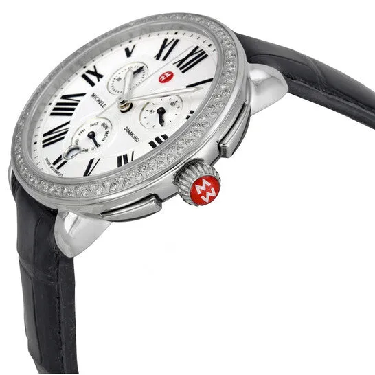 Watches JMS always Original Michele Serein Chronograph Silver Dial Brown Leather Ladies Watch MWW21A000003 Watches JMS always Original Michele Serein Chronograph Silver Dial Brown Leather Ladies Watch MWW21A000003