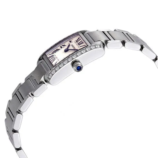 Watches JMS always Original Preowned Cartier Tank Francaise Quartz Diamond Silver Dial Ladies Watch W4TA0008 Watches JMS always Original Preowned Cartier Tank Francaise Quartz Diamond Silver Dial Ladies Watch W4TA0008