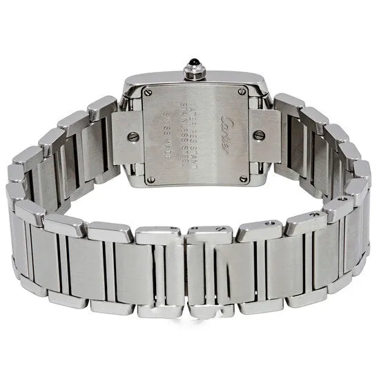 Watches JMS always Original Preowned Cartier Tank Francaise Quartz Diamond Silver Dial Ladies Watch W4TA0008 Watches JMS always Original Preowned Cartier Tank Francaise Quartz Diamond Silver Dial Ladies Watch W4TA0008