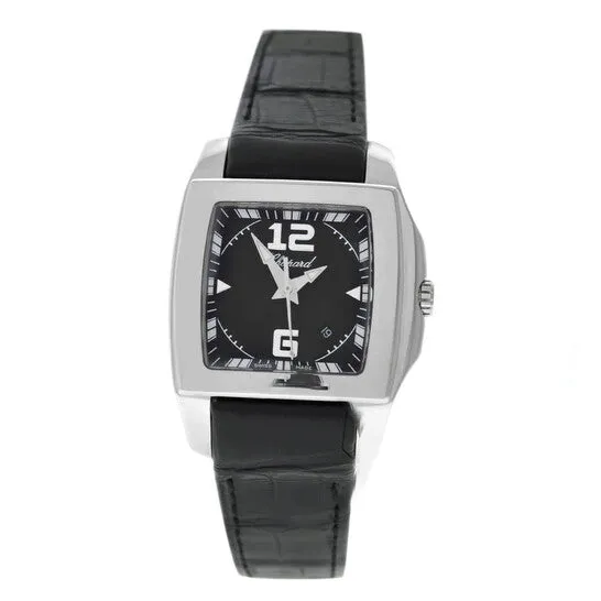 Watches JMS always Original Preowned Chopard Two O Ten Quartz Black Dial Ladies Watch 8464 Watches JMS always Original Preowned Chopard Two O Ten Quartz Black Dial Ladies Watch 8464