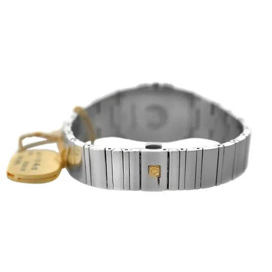 Watches JMS always Original Preowned Omega Constellation Quadrella Quartz Diamond White Dial Ladies Watch 15867200 Watches JMS always Original Preowned Omega Constellation Quadrella Quartz Diamond White Dial Ladies Watch 15867200