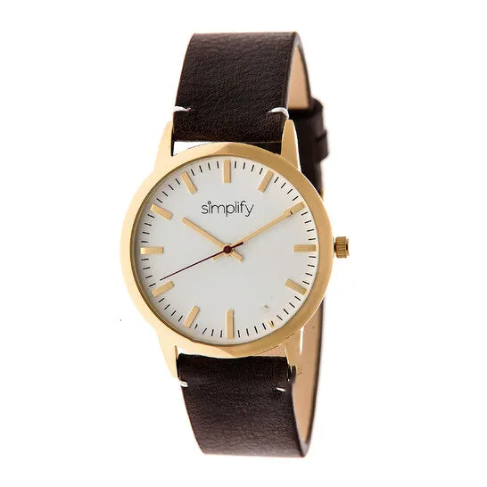 Watches JMS always Original Simplify The 2800 White Dial Brown Leather Unisex Watch SIM2805 Watches JMS always Original Simplify The 2800 White Dial Brown Leather Unisex Watch SIM2805