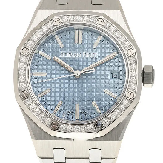 Watches Original Audemars Piguet Royal Oak Automatic Diamond Blue Dial Ladies Watch 15551STZZ1356ST04 JMS always Watches Original Audemars Piguet Royal Oak Automatic Diamond Blue Dial Ladies Watch 15551STZZ1356ST04 JMS always
