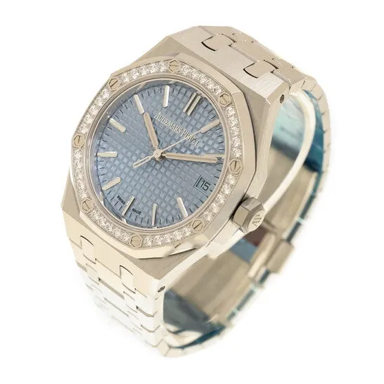 Watches Original Audemars Piguet Royal Oak Automatic Diamond Blue Dial Ladies Watch 15551STZZ1356ST04 JMS always Watches Original Audemars Piguet Royal Oak Automatic Diamond Blue Dial Ladies Watch 15551STZZ1356ST04 JMS always