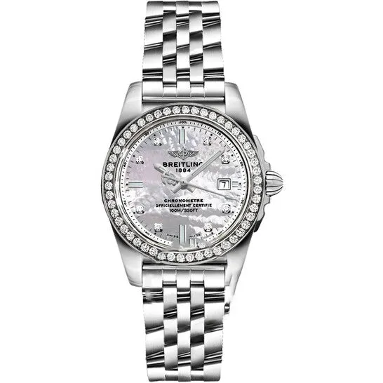 Watches Original Breitling Galactic Quartz Chronometer Diamond Ladies Watch a7234853a785791a JMS always Watches Original Breitling Galactic Quartz Chronometer Diamond Ladies Watch a7234853a785791a JMS always