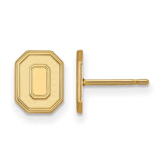 10K Yellow Gold Ohio State University XS Post Earrings TreasureFineJewelers Earrings 10K Yellow Gold Ohio State University XS Post Earrings TreasureFineJewelers Earrings