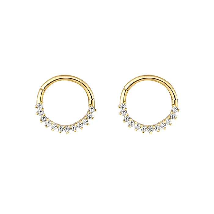 14k GOLD Multi Round Diamond Gold Huggie Earrings Trendolla Jewelry Earrings 14k GOLD Multi Round Diamond Gold Huggie Earrings Trendolla Jewelry Earrings