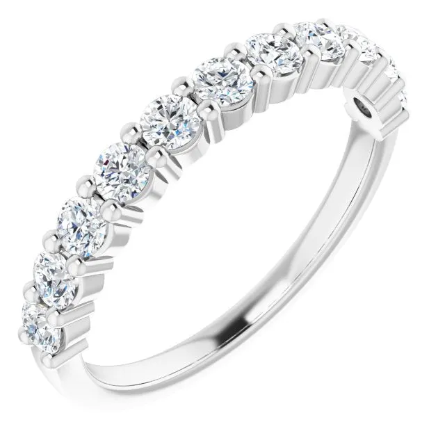 14K White 12 CTW Natural Diamond Anniversary Band TreasureFineJeweler Rings 14K White 12 CTW Natural Diamond Anniversary Band TreasureFineJeweler Rings