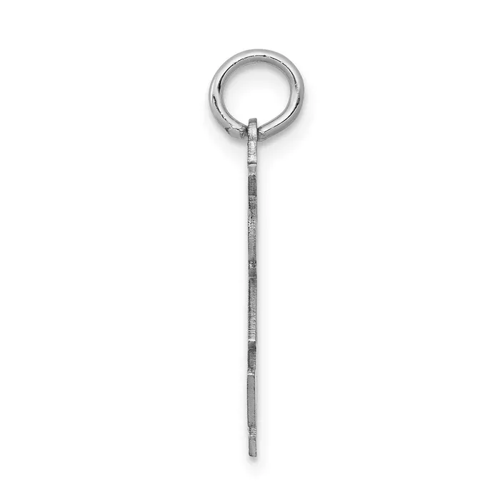 14k White Gold Kid Charm TreasureFineJewelers Charm Necklaces