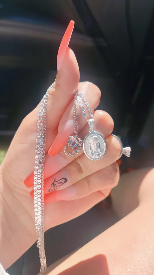 925 Silver JesusMoon Necklace Set MP Jewelry Necklaces