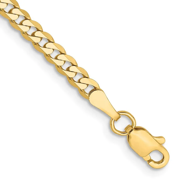 Bracelets TreasureFineJewelers 14K 8 inch 29mm Flat Beveled Curb with Lobster Clasp Bracelet Bracelets TreasureFineJewelers 14K 8 inch 29mm Flat Beveled Curb with Lobster Clasp Bracelet