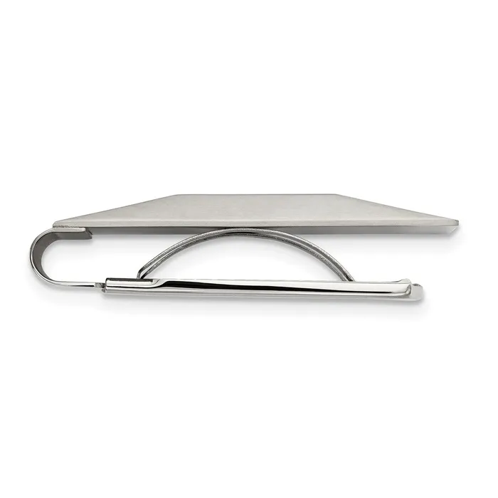 Bracelets TreasureFineJewelers Chisel Stainless Steel Brushed and Polished Money Clip