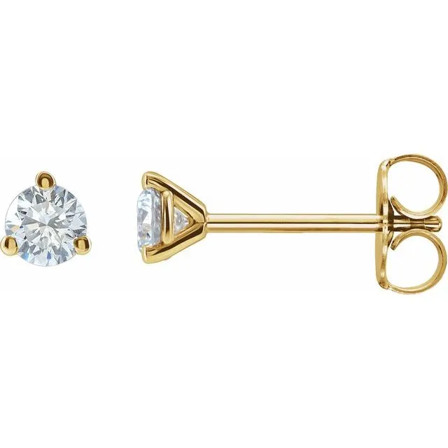 Earrings 14K Yellow Gold 15 CTW LabGrown Diamond Stud Earrings TreasureFineJewelers Earrings 14K Yellow Gold 15 CTW LabGrown Diamond Stud Earrings TreasureFineJewelers