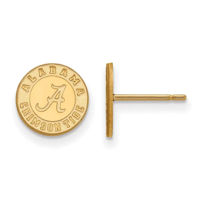 Earrings TreasureFineJewelers 10k Gold University of Alabama Crimson Tide Extra Small Post Earrings Earrings TreasureFineJewelers 10k Gold University of Alabama Crimson Tide Extra Small Post Earrings
