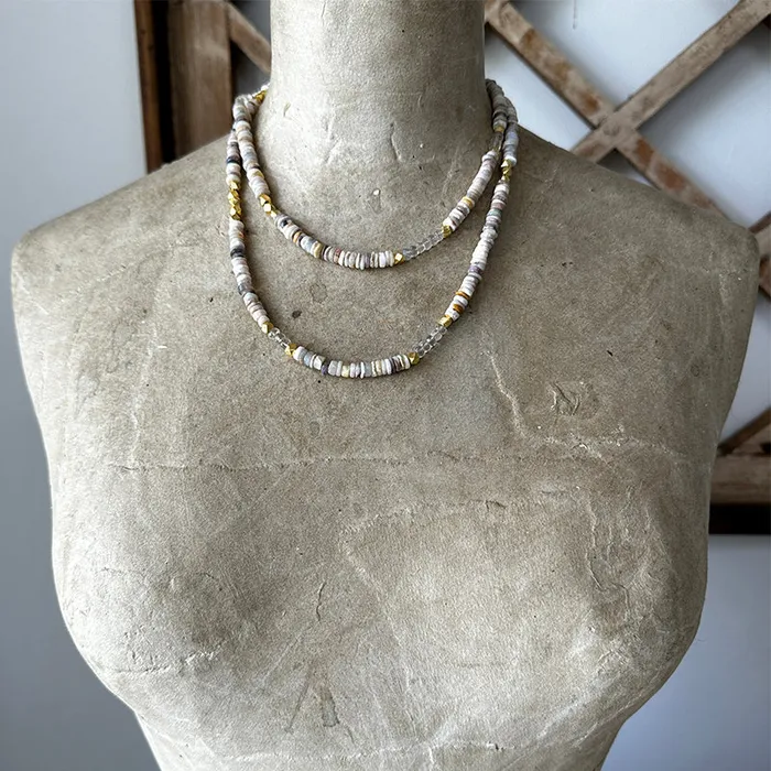 Layla White Opal Necklace Robindira Unsworth Necklaces