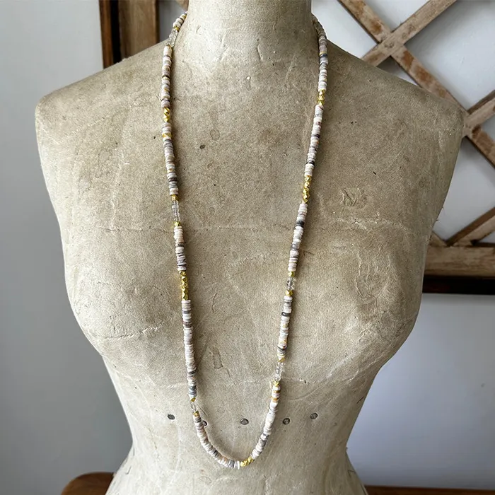 Layla White Opal Necklace Robindira Unsworth Necklaces