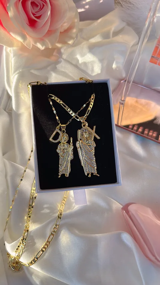 Matching Initial Saint Jude Necklaces MP Jewelry Necklaces