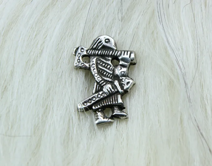 Necklaces Klahammar Viking Warrior Pendant in Sterling Silver Valhallas silver