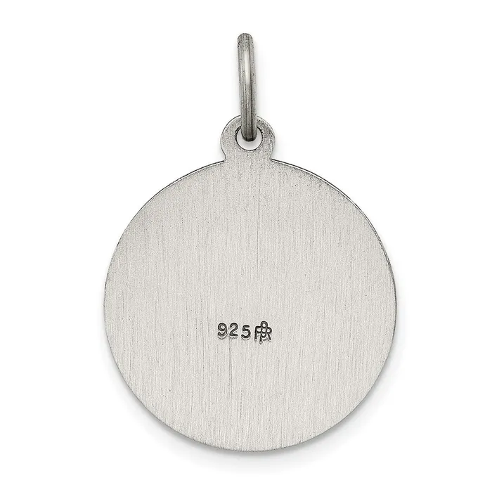 Necklaces Sterling Silver Antiqued Saint Francis of Assisi Medal TreasureFineJewelers