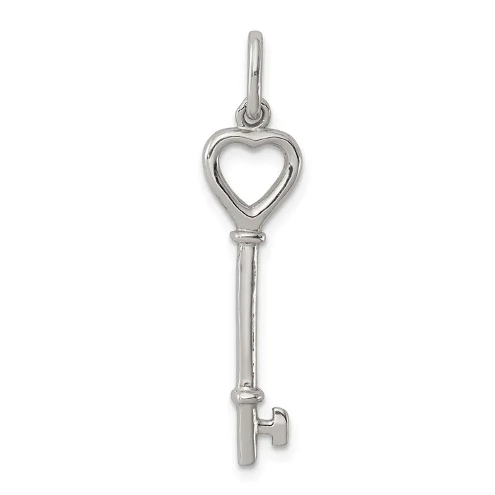 Necklaces Sterling Silver Key Pendant TreasureFineJewelers