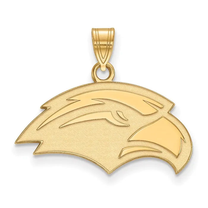 Necklaces TreasureFineJewelers 14K Yellow Gold University of Southern Miss Small Pendant