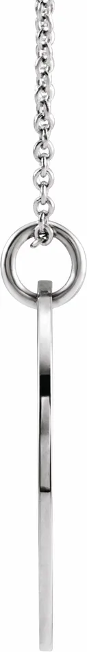 Necklaces TreasureFineJewelers Sterling Silver 20 mm Tree 1618 Necklace