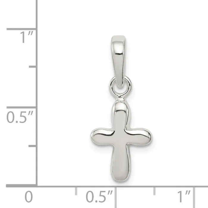 Necklaces TreasureFineJewelers Sterling Silver Cross Pendant