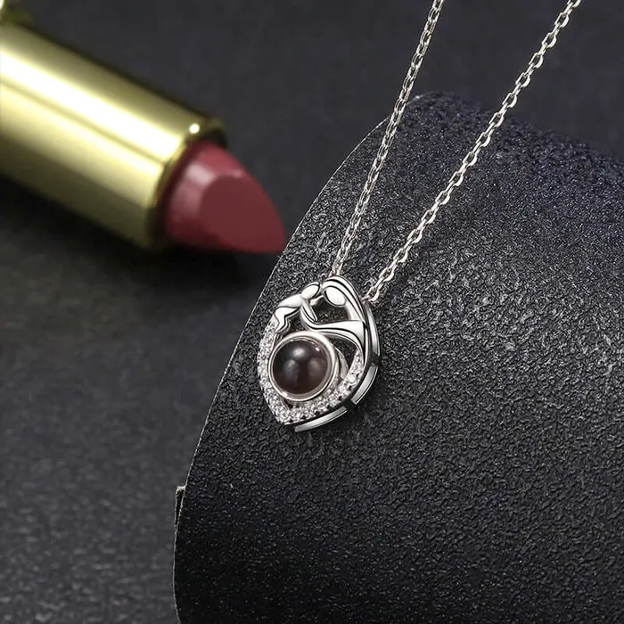 Necklaces Trendolla Jewelry Mothers Love Projection Necklace with Picture Inside