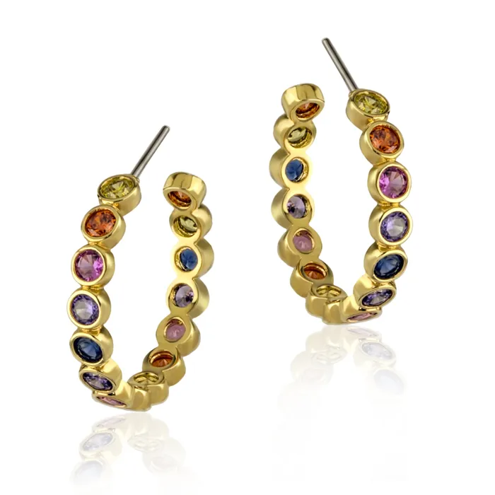 Norte Small Hoop Earrings vendorunknown Earrings