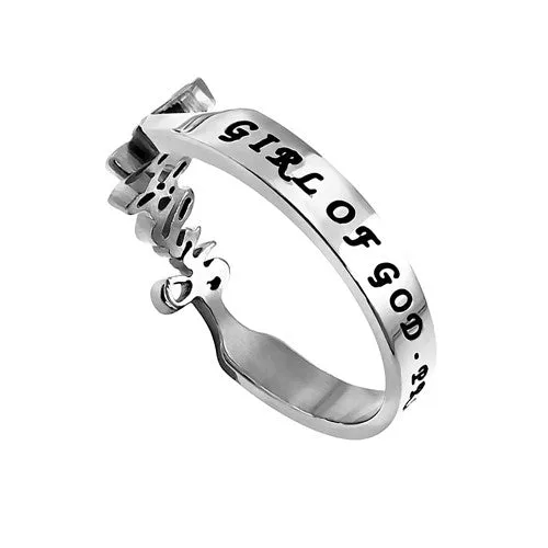 North Arrow Shop Hand Writing Bible Verse Girl Of God Proverbs 31 Ring Stainless Steel Rings North Arrow Shop Hand Writing Bible Verse Girl Of God Proverbs 31 Ring Stainless Steel Rings