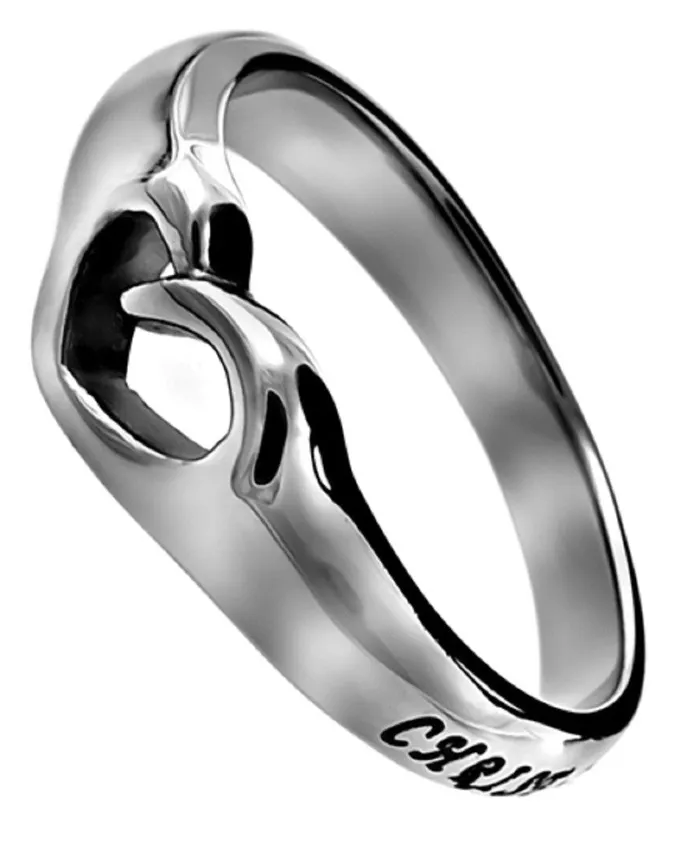 North Arrow Shop Rings Galatians 220 Heart Cut Out Ring Christ Lives In Me Bible Verse Stainless Steel North Arrow Shop Rings Galatians 220 Heart Cut Out Ring Christ Lives In Me Bible Verse Stainless Steel