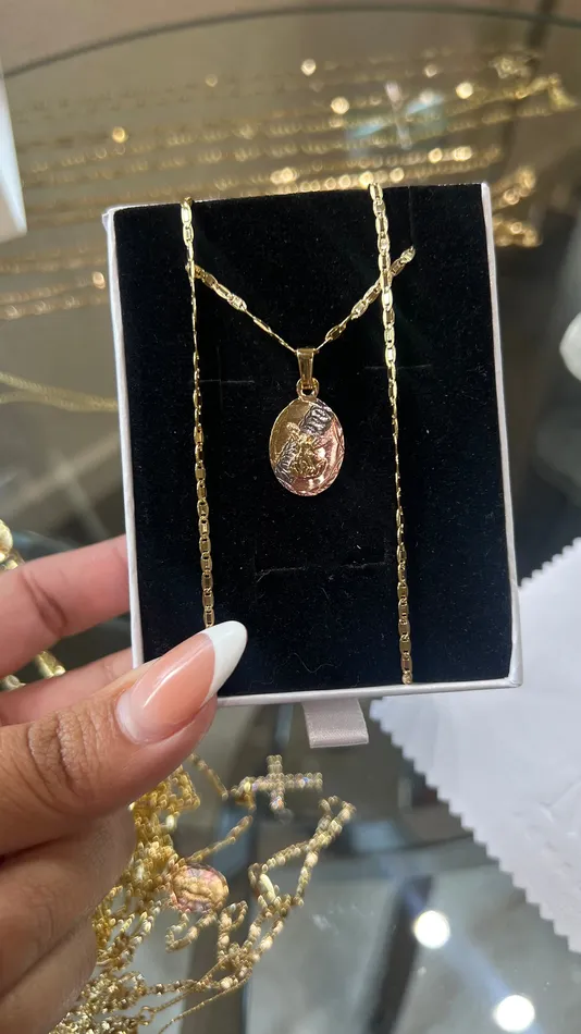 PreStyled Sets MP Jewelry Gold Filled Saint Michael Archangel