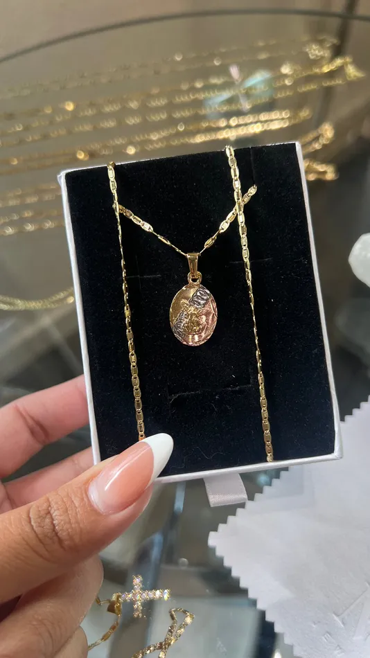 PreStyled Sets MP Jewelry Gold Filled Saint Michael Archangel