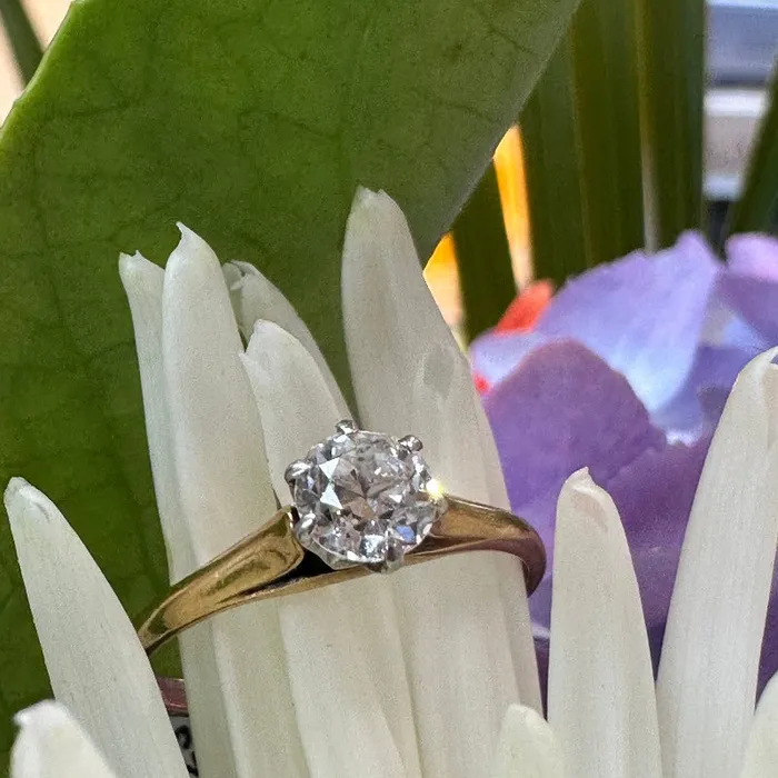 Rings ONeills Estate Jewelry 14 Karat Yellow Gold Diamond Engagement Ring 10000623 Rings ONeills Estate Jewelry 14 Karat Yellow Gold Diamond Engagement Ring 10000623