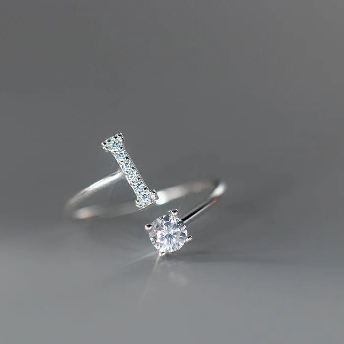 Rings S925 Silver 26 Letters Toi et Moi Ring Trendolla Jewelry