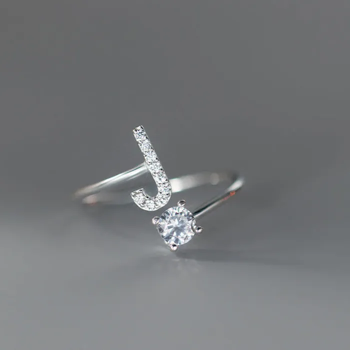 Rings S925 Silver 26 Letters Toi et Moi Ring Trendolla Jewelry