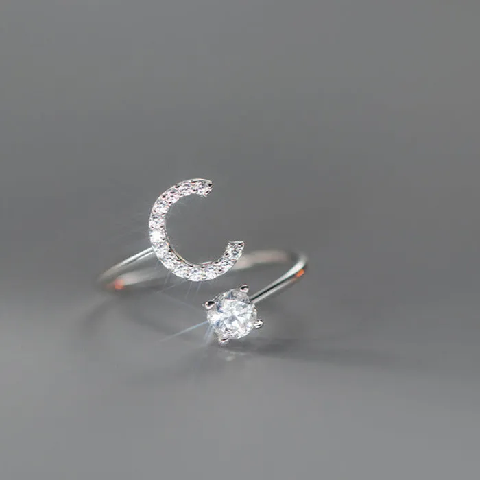 Rings S925 Silver 26 Letters Toi et Moi Ring Trendolla Jewelry