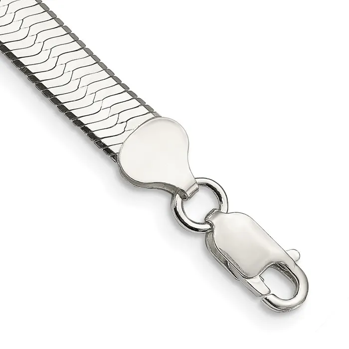 Rings Sterling Silver 7mm Magic Herringbone Chain TreasureFineJewelers