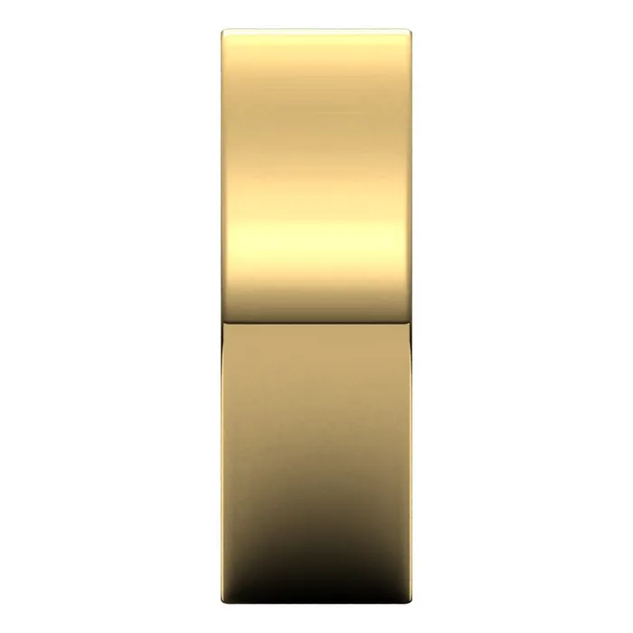 Rings TreasureFineJewelers 14K Yellow Gold 7 mm flat comfort fit Wedding Band