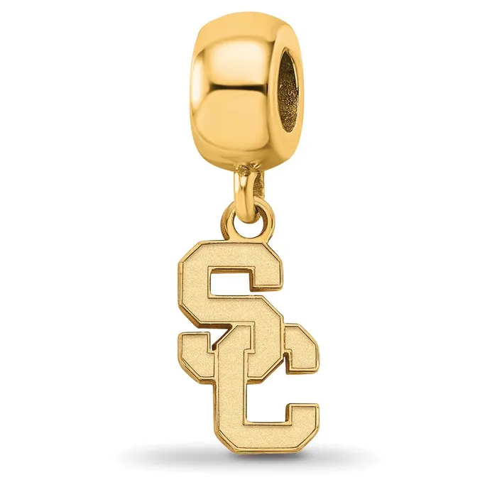 Rings TreasureFineJewelers Sterling Silver Goldplated LogoArt University of Southern California SC Small Dangle Bead Charm Rings TreasureFineJewelers Sterling Silver Goldplated LogoArt University of Southern California SC Small Dangle Bead Charm