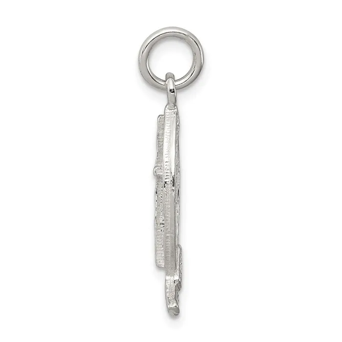 Rings TreasureFineJewelers Sterling Silver Ichthus Fish Charm