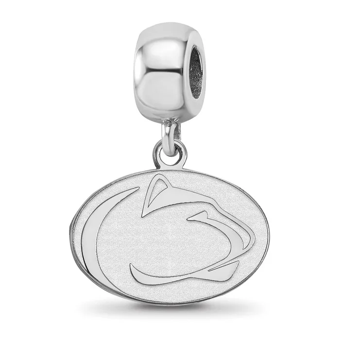 Rings TreasureFineJewelers Sterling Silver Rhodiumplated LogoArt Penn State University Lion Small Dangle Bead Rings TreasureFineJewelers Sterling Silver Rhodiumplated LogoArt Penn State University Lion Small Dangle Bead