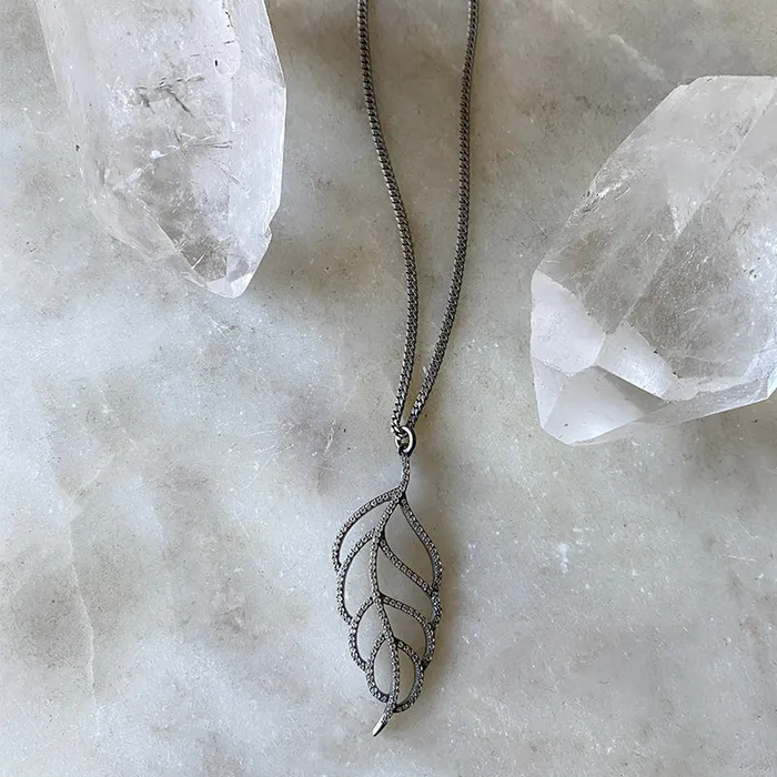 Robindira Unsworth Necklaces Myra Feather Necklace