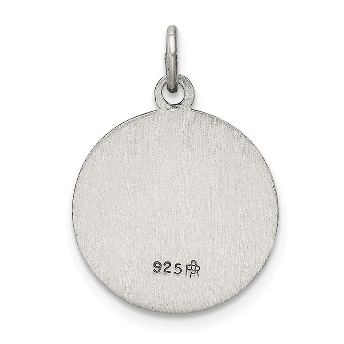 Sterling Silver Antiqued St Christopher Medal TreasureFineJewelers Rings