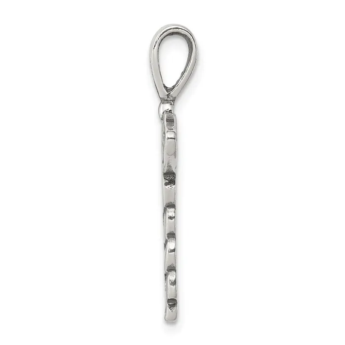 Sterling Silver Caduceus Charm TreasureFineJewelers Rings